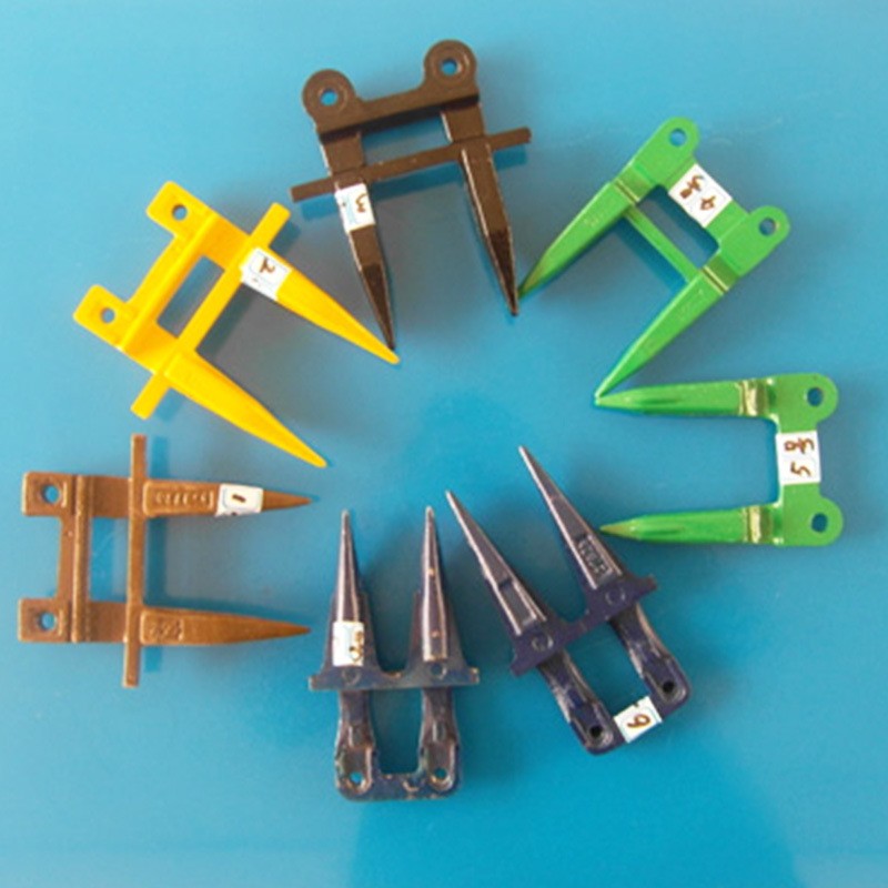 收割机护刃器两联护刃器农机配件 割草机谷物联合收割机护刃器图2