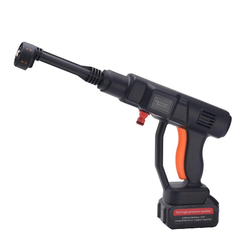 厂家直供高压洗车枪 便携式无线洗车机 锂电池洗车水枪家用洗车器图5