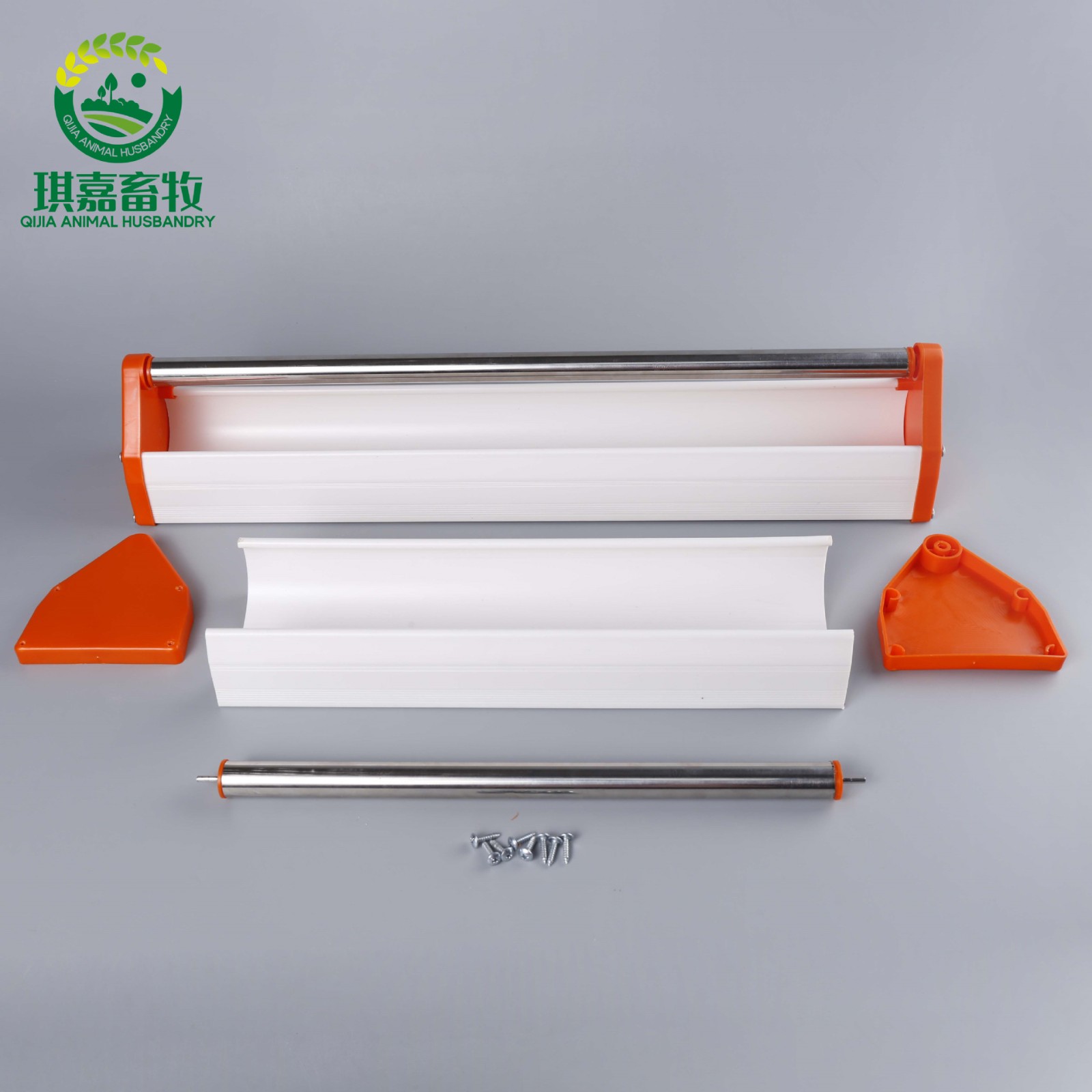 现货60cm鸽子食槽可旋转加厚养殖信鸽喂食器塑钢60cm鸽子饲料槽图2