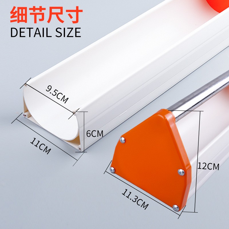 鸽子食槽1米加厚U型站立旋转管120cm信鸽喂食器1.5米鸽子饲料槽图3
