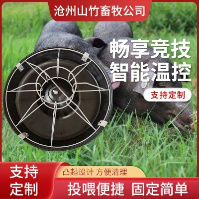 小猪饲料槽仔猪料槽保育塑料猪食槽仔猪乳猪补料槽猪用喂猪神器