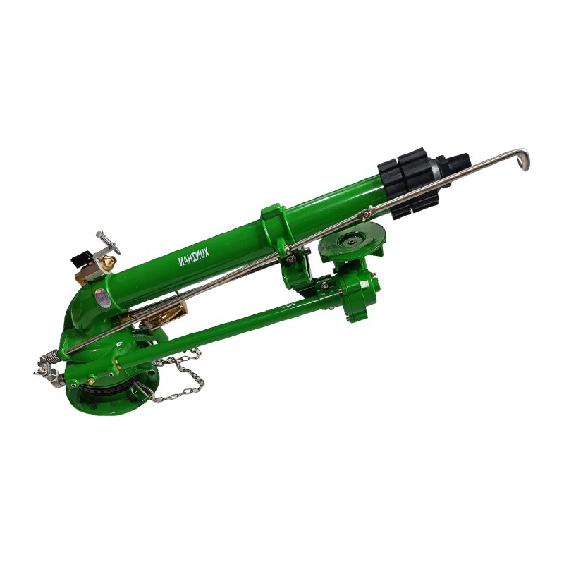 三嘴50涡轮蜗杆喷枪仰角可调高雾化喷枪360自动旋转农田除尘灌溉图4