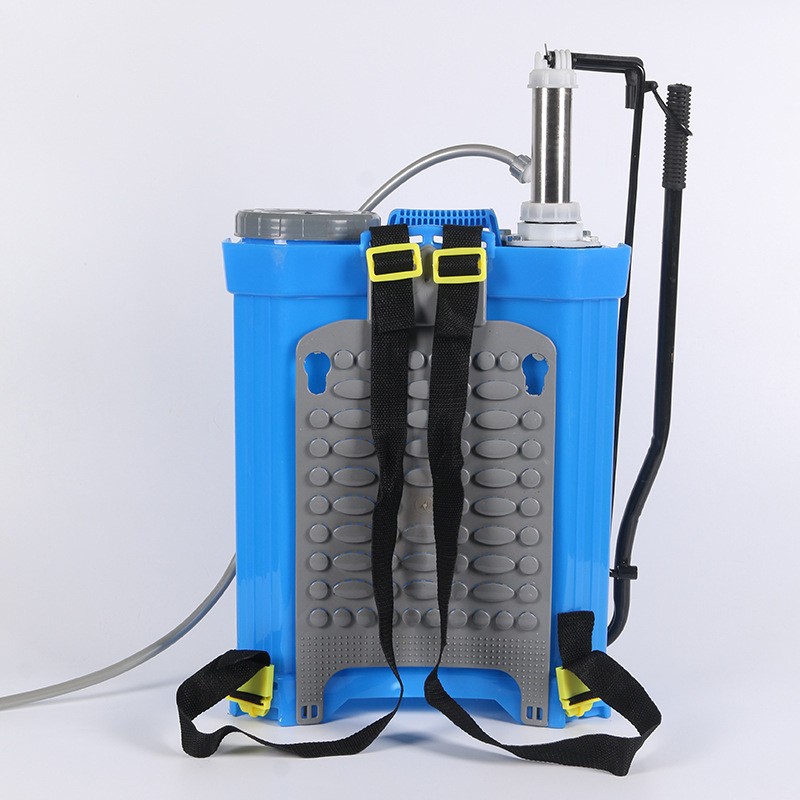 批发16L大容量背负式手动喷雾器打农药可两用双管气压式喷雾器图2