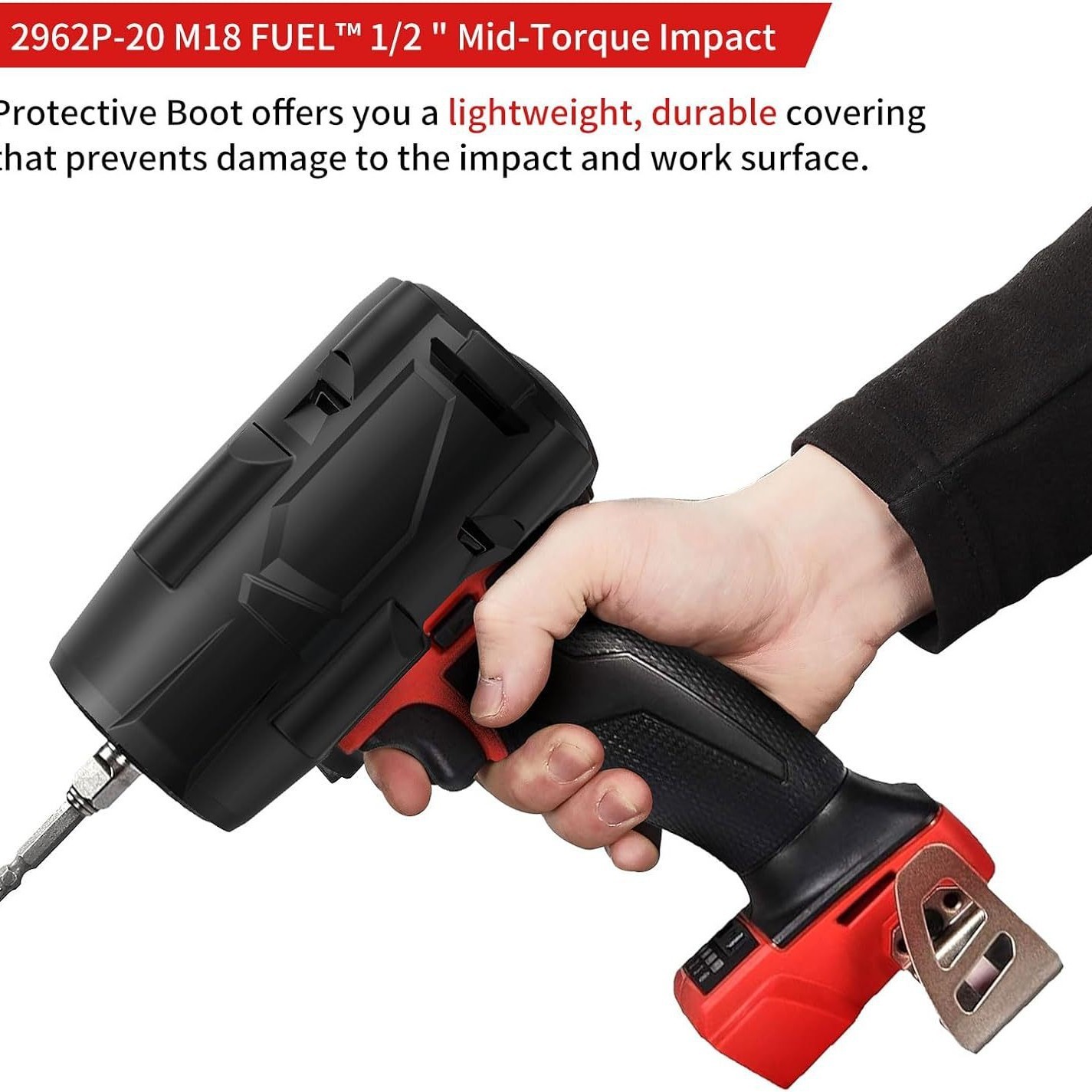 米沃奇Milwaukee M18 短距冲击钻 保护套 防护套 49-16-2960图4