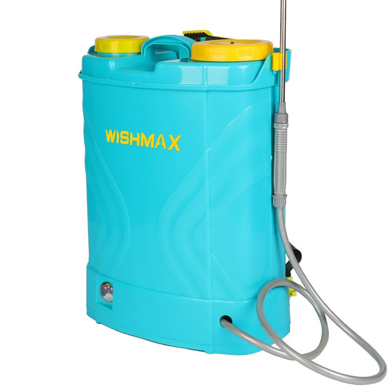 20升天蓝色电动喷雾器 新款PP花园电动打药机图3