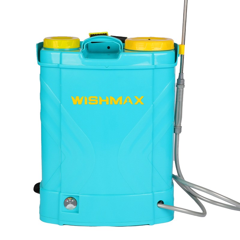20升天蓝色电动喷雾器 新款PP花园电动打药机图2
