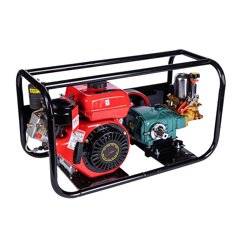 汽油柴油直连打药机担架高压农药喷药机农用园林果树电启动喷雾器图5