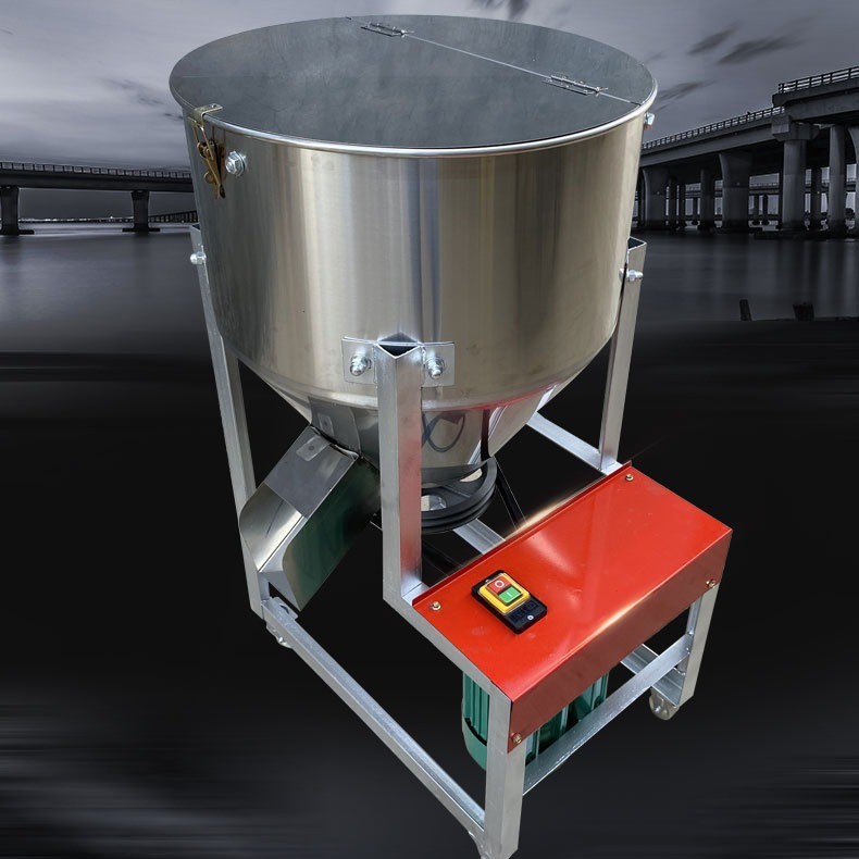 牛羊固体颗粒搅拌机卧式养殖场混合饲料搅拌机固体颗粒搅拌机图2