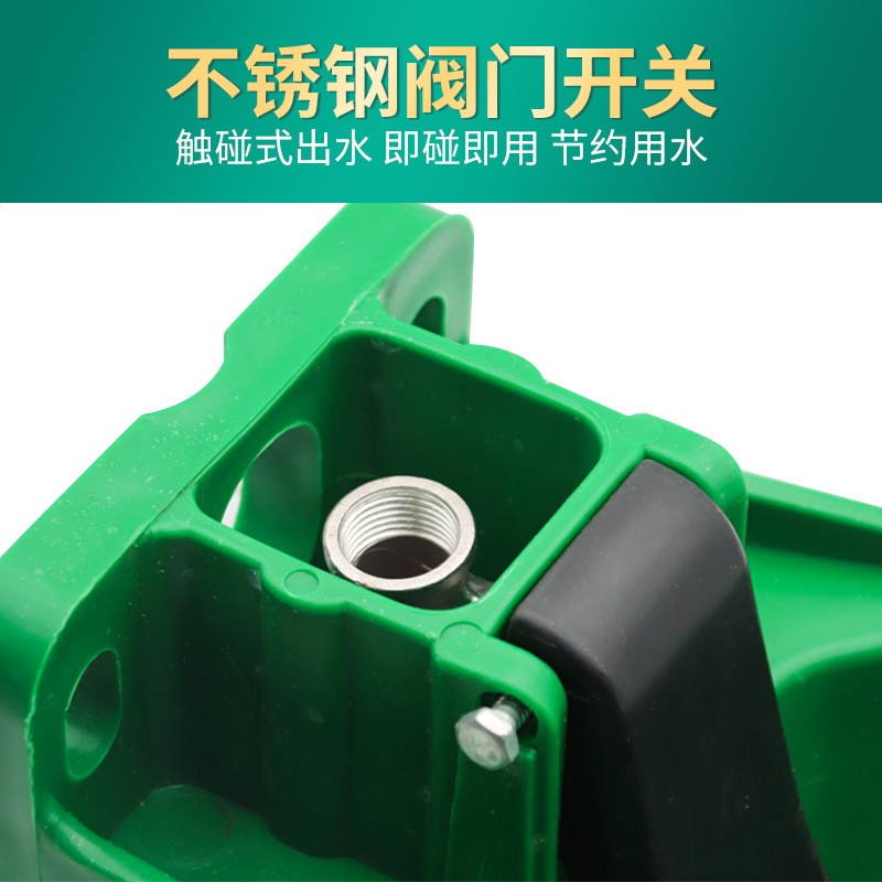 牛用水碗加厚钢板饮水碗不锈钢阀自动饮水器牛喝水碗养殖饮水设备图4