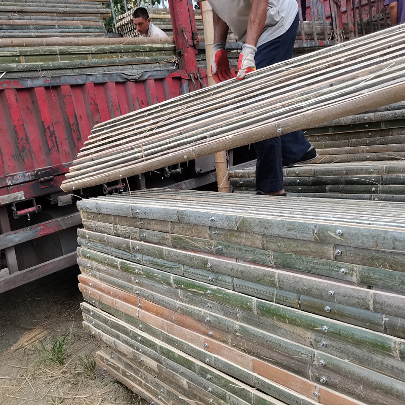 竹制羊床漏粪板养殖用漏粪羊舍竹制育肥羊圈 批发竹木羊床漏粪板图4