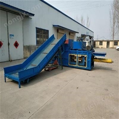 废品站大型塑料薄膜压缩打包机图2