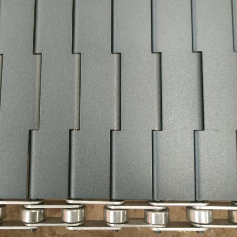 厂家供应不锈钢冲孔链板工业传动不锈钢输送板式链侧导轮拖轮链板图2