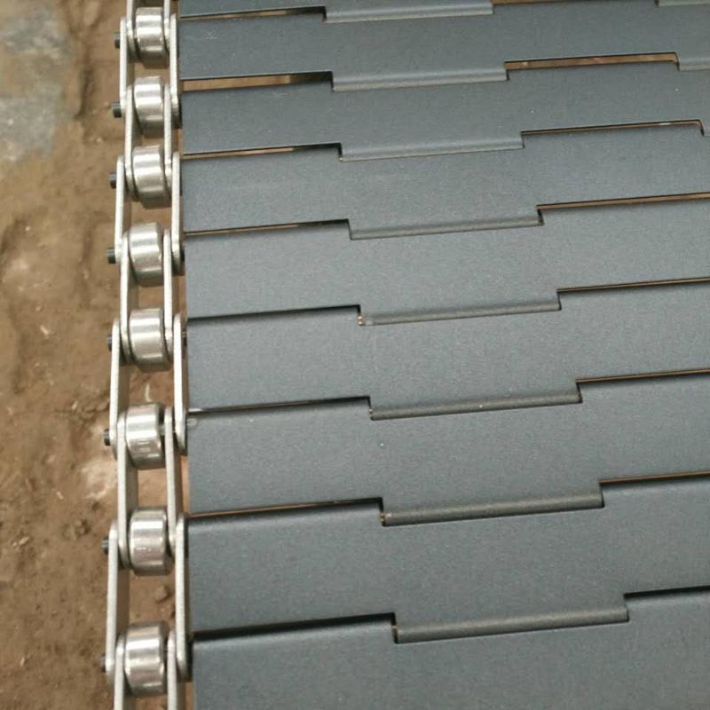 厂家供应不锈钢冲孔链板工业传动不锈钢输送板式链侧导轮拖轮链板图4