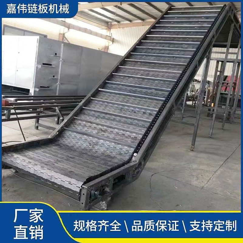 高温不锈钢链板输送机 茶叶烘干食品流水线链板爬坡提升机定做图3