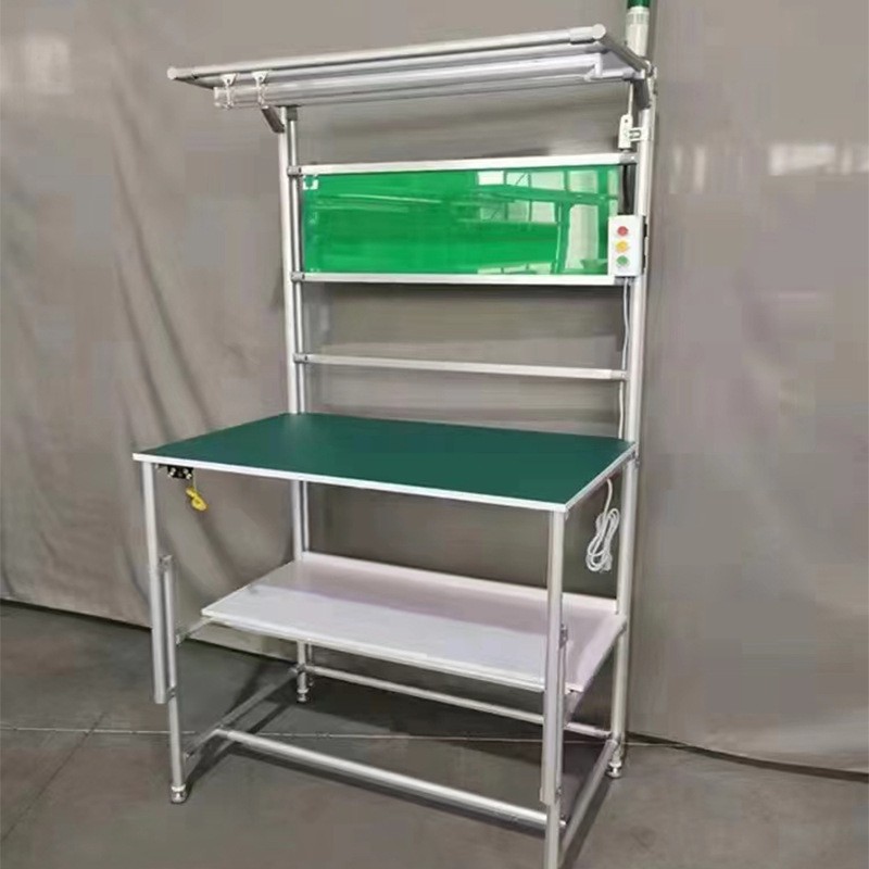 江西防静电铝型材工作台精益管线棒工作台可移动精益管工作台供应图3