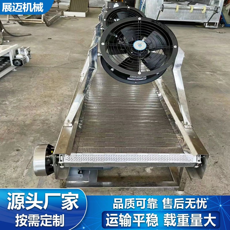 不锈钢输送机传送带流水线链板输送带平面爬坡提升链条输送流水线图2