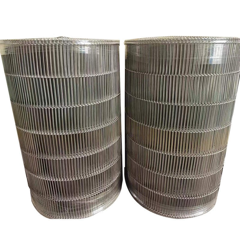 一字输送带 巧克力饼干鱼片烘烤用金属网链回流焊乙型网带图5