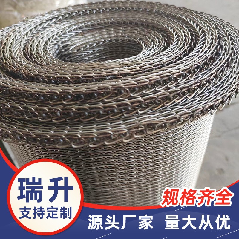 供应304不锈钢网带201金属网链食品流水线输送带传送带人字形网带图2