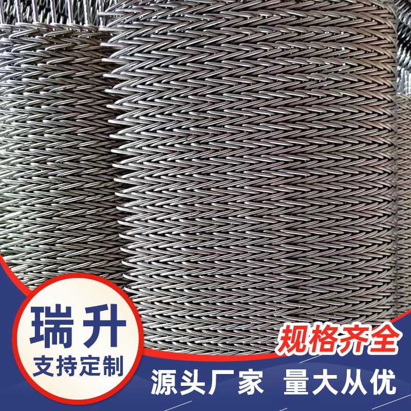 供应304不锈钢网带201金属网链食品流水线输送带传送带人字形网带图3