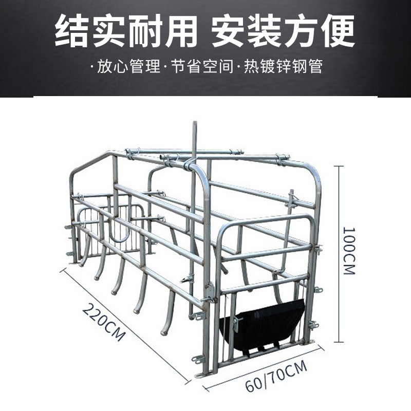厂家批发落地式母猪产床产保两用落地式单体猪用设备母猪分娩床图4