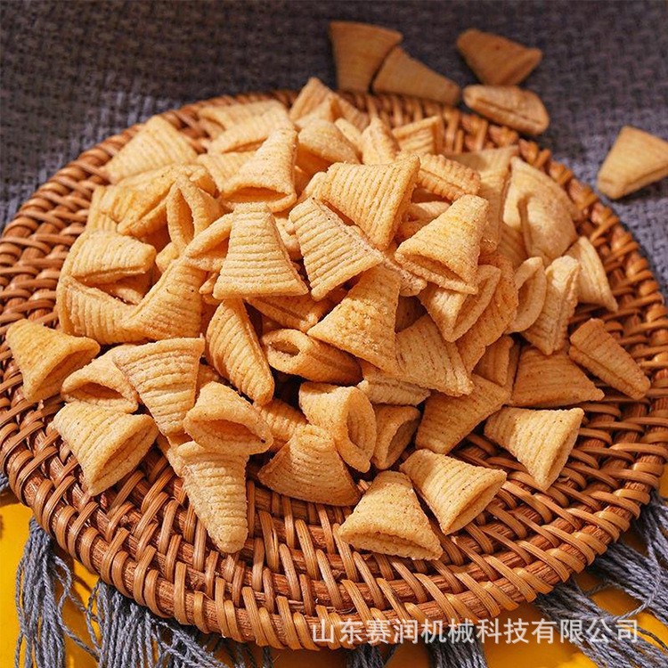 油炸膨化食品生产线 全自动双螺杆膨化机 锅巴妙脆角机器图4