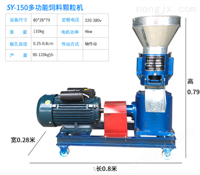 平模饲料颗粒机 饲料搅拌机 饲料粉碎机图2