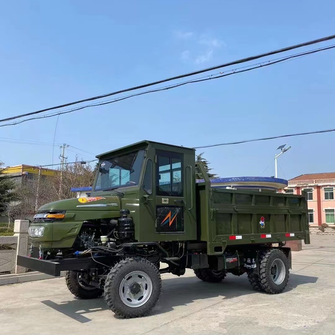 农用四不像果园搬运输拉木头柴油翻斗自卸载重王爬山虎四轮四驱车图2