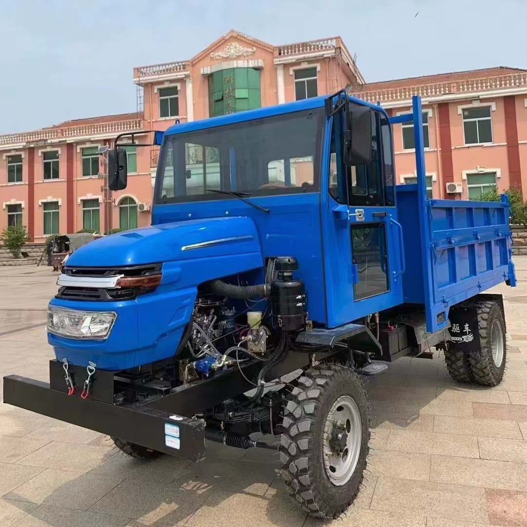 农用四不像果园搬运输拉木头柴油翻斗自卸载重王爬山虎四轮四驱车图3