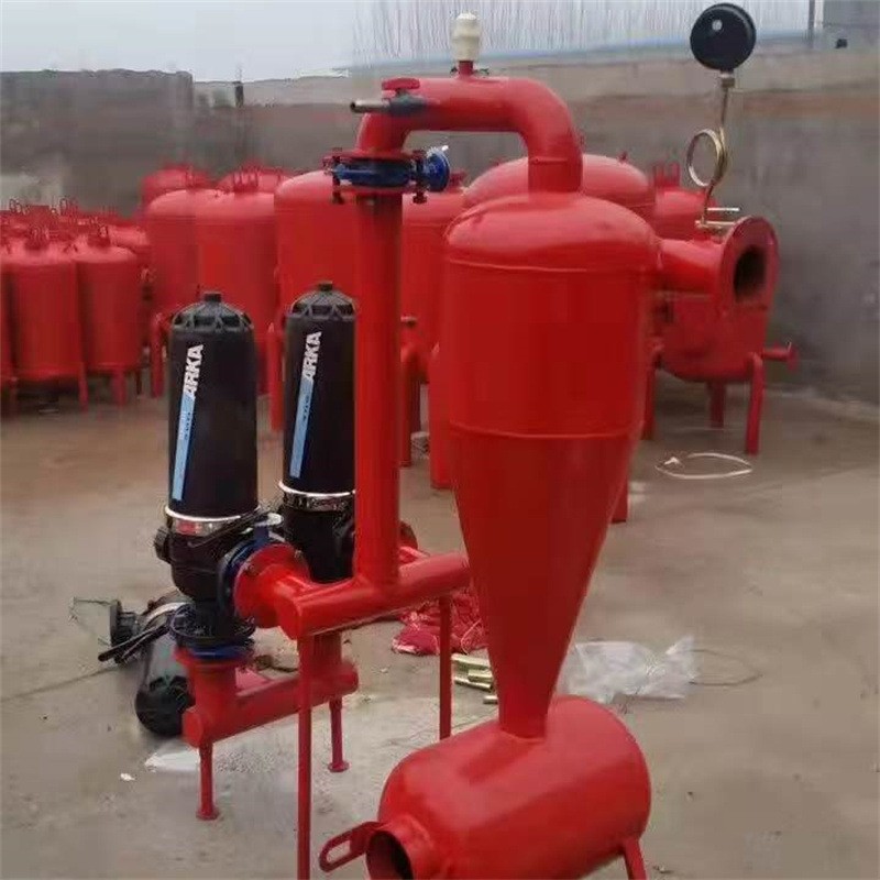 现货出售农业灌溉设备 密封性好 反冲洗叠片 砂石 离心过滤器图4