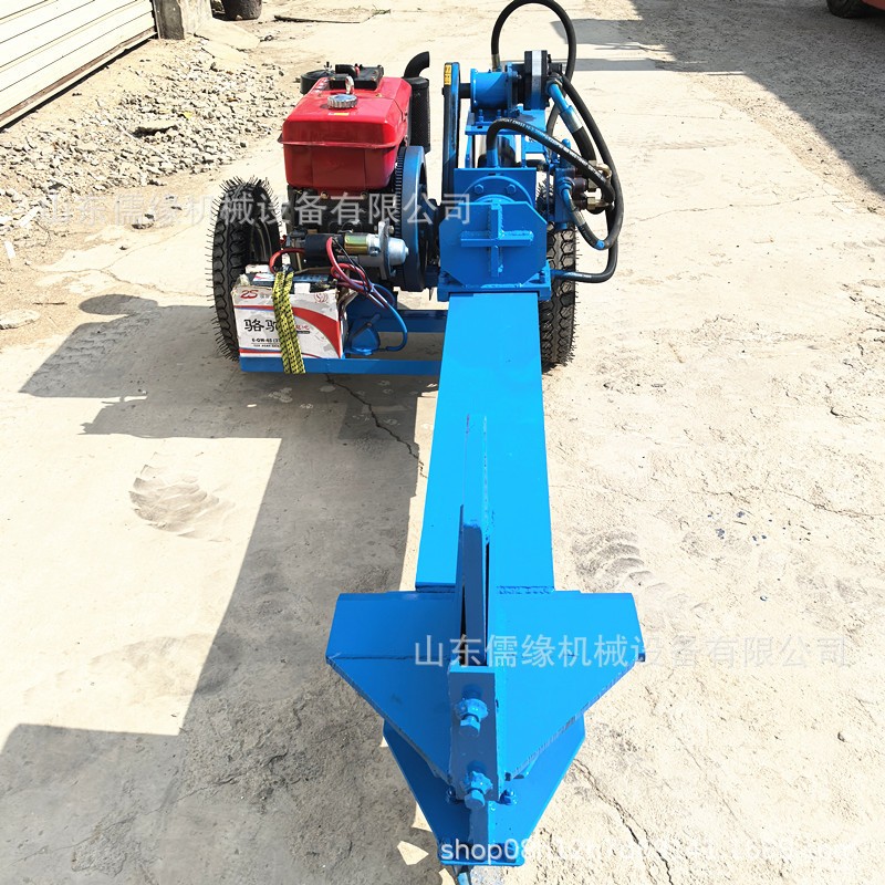 380伏电压劈柴机 液压木材破开机 电动卧式破柴机图2