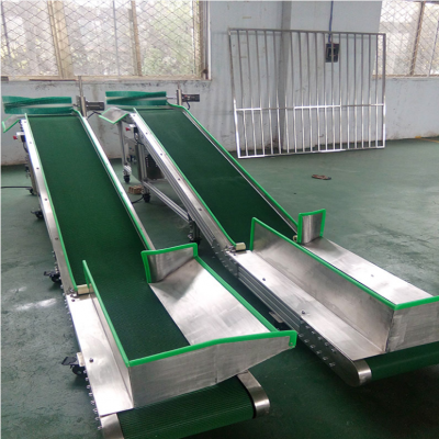 不锈钢皮带输送机 爬坡密封带式提升机 食品医药化工专用 耐高温腐蚀