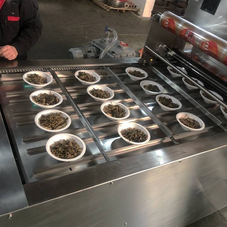 预制菜保鲜真空包装机 碗式连续封口机 气调冷鲜肉封盒设备图5