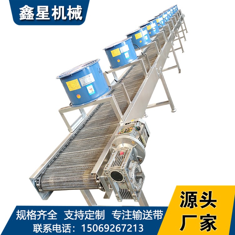 定制工业自动化流水线不锈钢网链输送机 耐高温链网输送设备图2