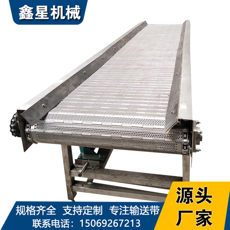 定制工业自动化流水线不锈钢网链输送机 耐高温链网输送设备图5