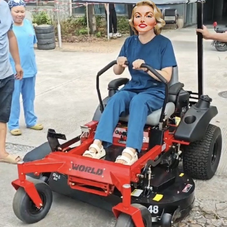 沃得48寸草坪机 零转弯草坪车 割草机 剪草车 割草车图3