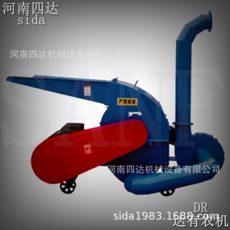 河南四达万能粉碎机 饲料粉碎机 玉米秸秆粉碎机青贮猪饲料图4