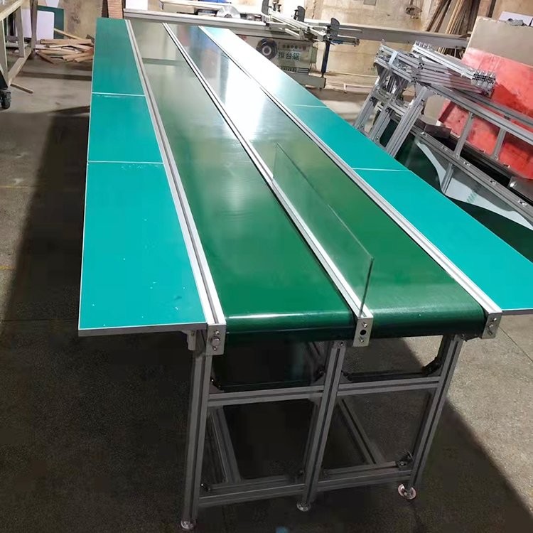 电子厂用不锈钢流水线 轻型皮带输送机生产车间用图4