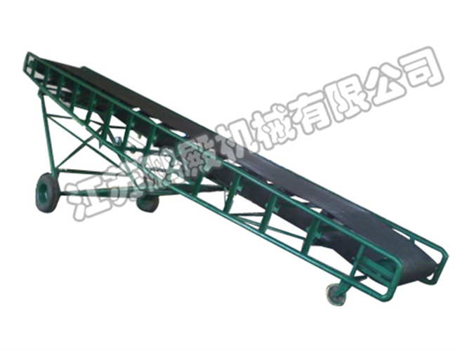 矿用爬坡皮带式输送机 爬坡上料传输机 传送带 运行稳定 操作简单图2