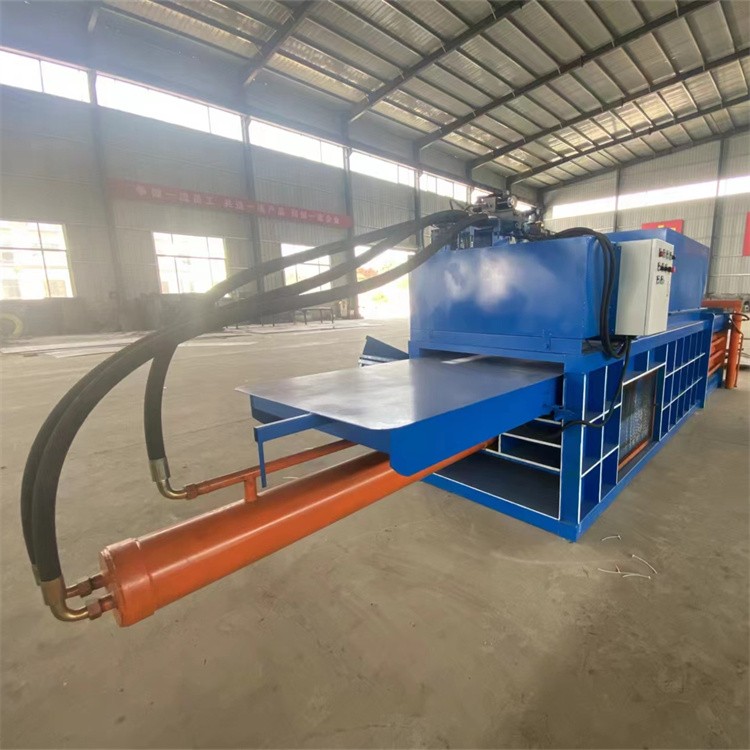 废衣物液压打包机 薄膜捆包机 大型卧式压块机图2