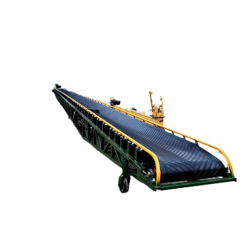 伸缩输送机 源头工厂粮食装车卸货设备粮食伸缩输送机高效输送图4