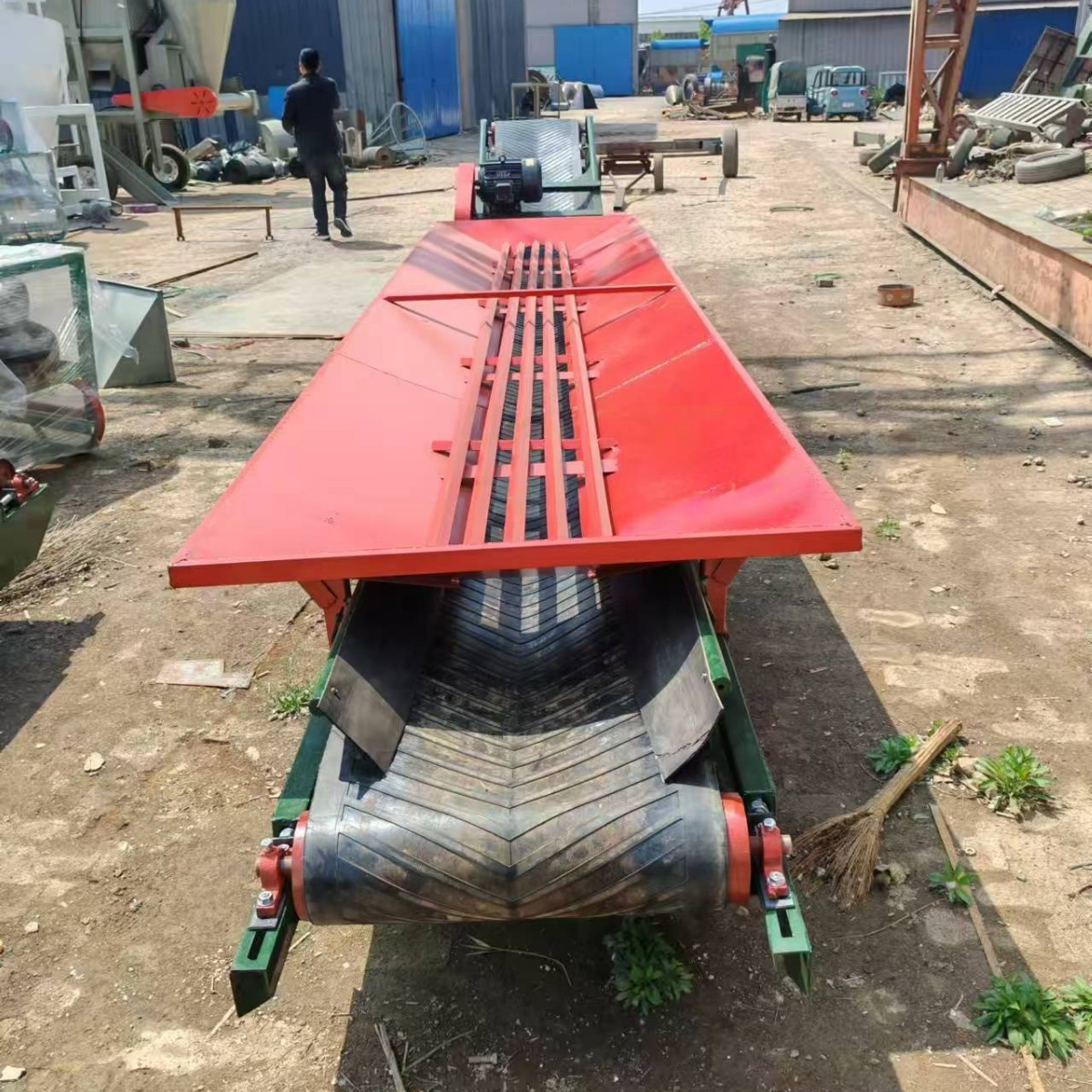 粮库散粮侧卸卸粮机 移动式汽车散料接收机 小麦玉米卸粮输送机图3