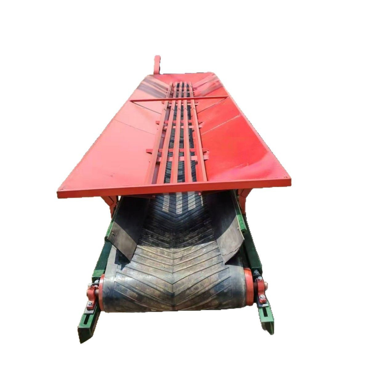 粮库散粮侧卸卸粮机 移动式汽车散料接收机 小麦玉米卸粮输送机图5