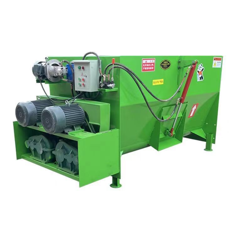 TMR全日粮饲料搅拌机牛羊草料柔丝粉碎自动一体机搅拌机干湿两用图5