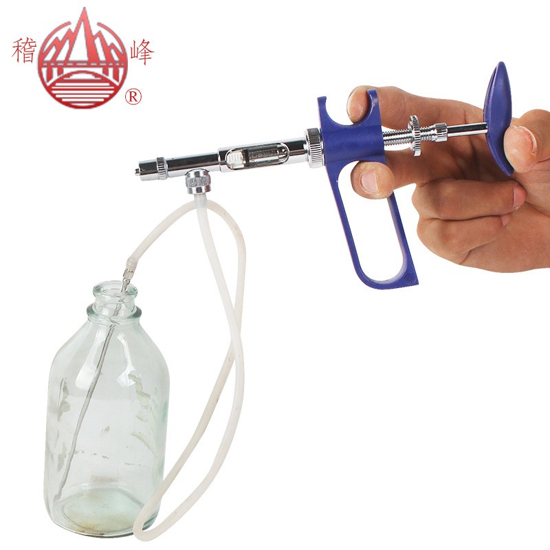 禽用稽峰0-1ml连续注射器万佳连续可调鸡鸭鸽禽用疫苗连注射器图4