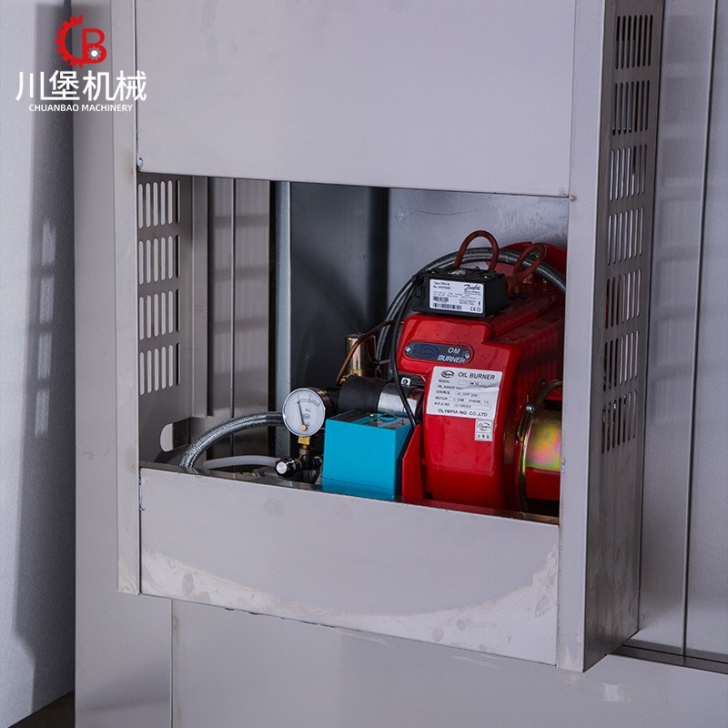 柏川热风旋转炉商用全自动烤炉16/32/64盘蛋糕面包食品烘焙烤箱炉图2