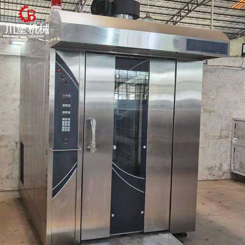 柏川热风旋转炉商用全自动烤炉16/32/64盘蛋糕面包食品烘焙烤箱炉图4