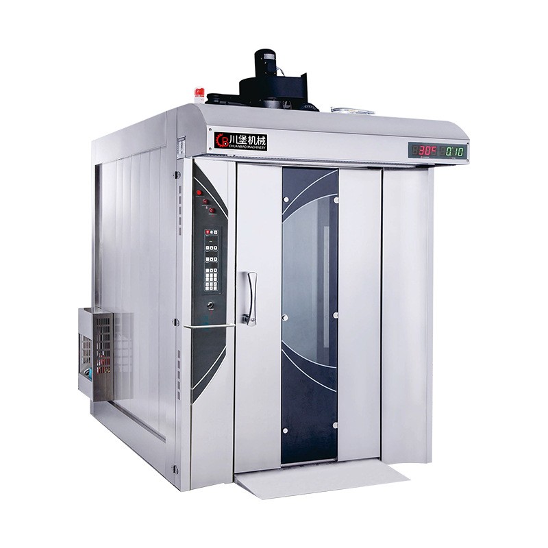 柏川热风旋转炉商用全自动烤炉16/32/64盘蛋糕面包食品烘焙烤箱炉图5