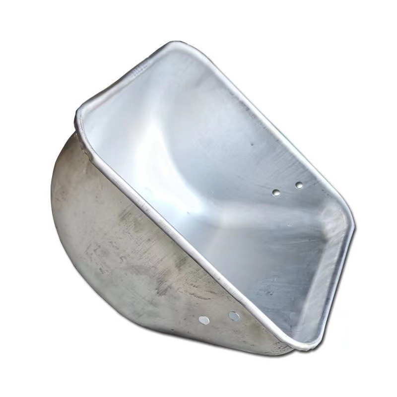 钢板母猪食槽大号料槽饲料槽产床掟定位栏槽子大猪补料槽 养猪设备图5