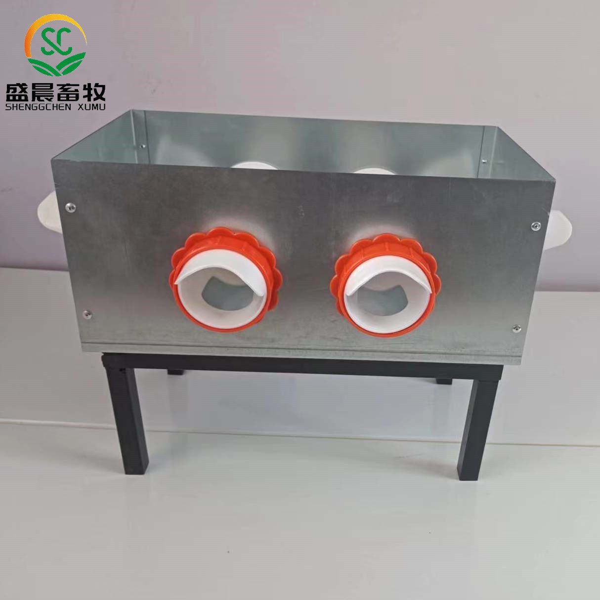 厂家不锈钢鸡用喂食器自动放粮食盒饲料机械防雨食槽家禽用饲料槽图4