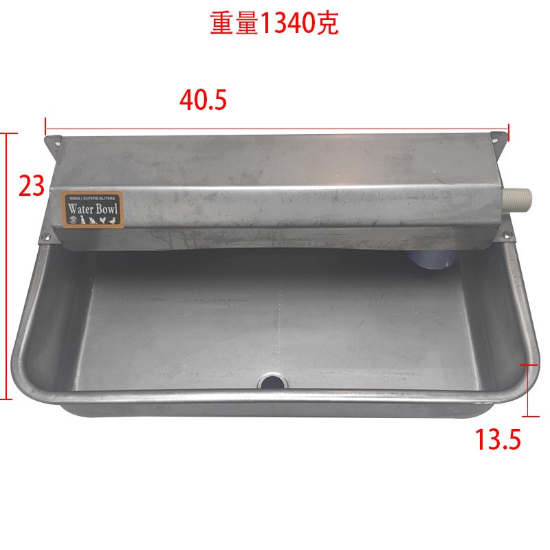 跨境不锈钢狗猫自动饮水机304狗猫饮水碗 全自动加厚兽用饮水碗图3